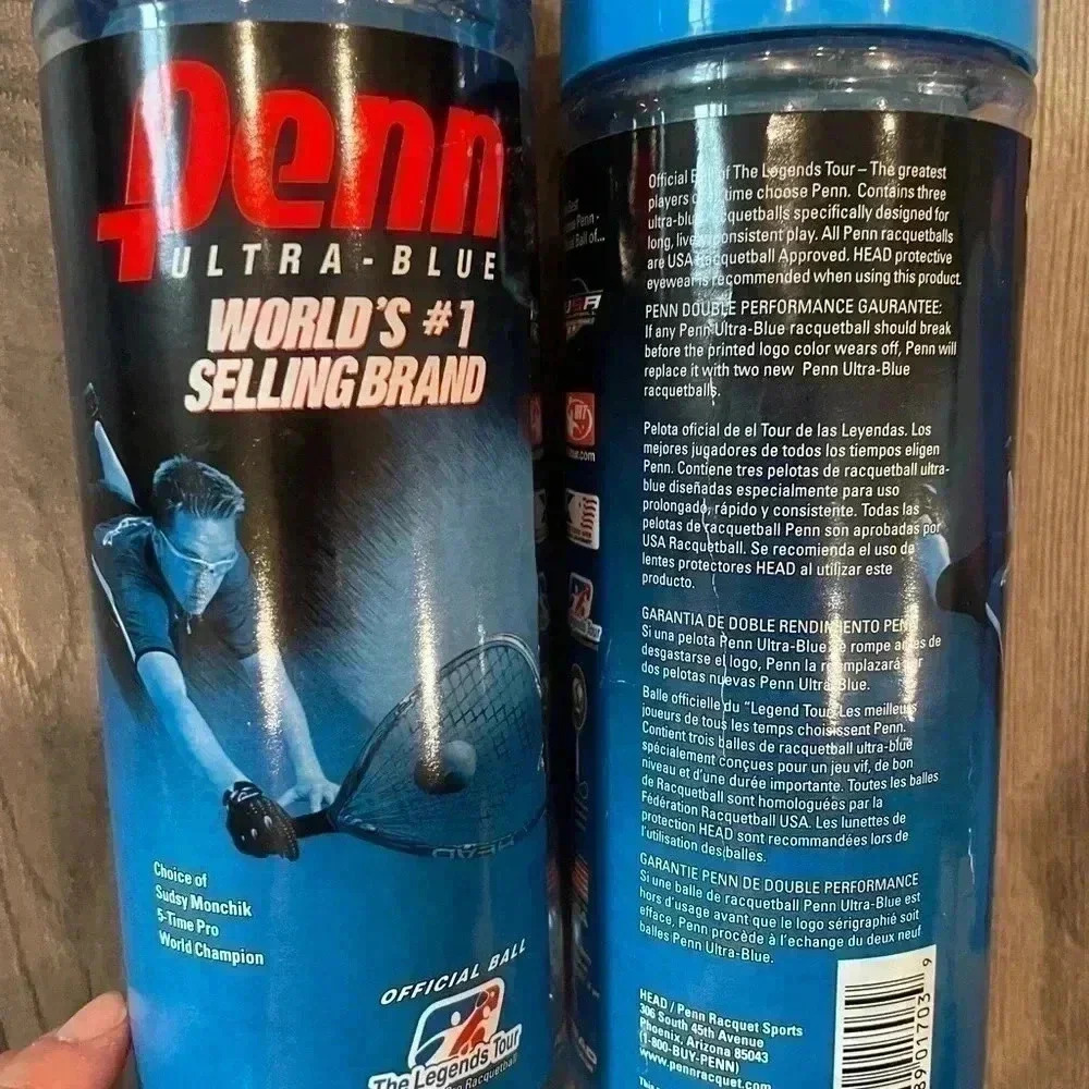 ❤️2/$30❤️Penn Ballistic Racquetball  Balls- Blue Balls